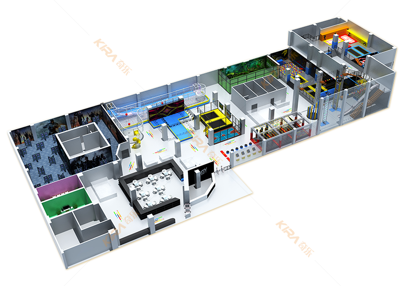 惠州室內游樂場設計效果圖